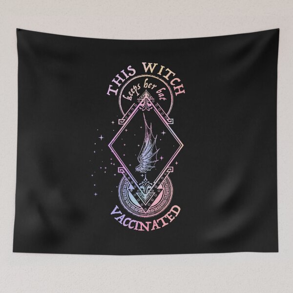Item preview, This Witch Keeps Her Bat Vaccinated: For Vaccinated  Witches (pastel goth) designed and sold by shi-RLY.