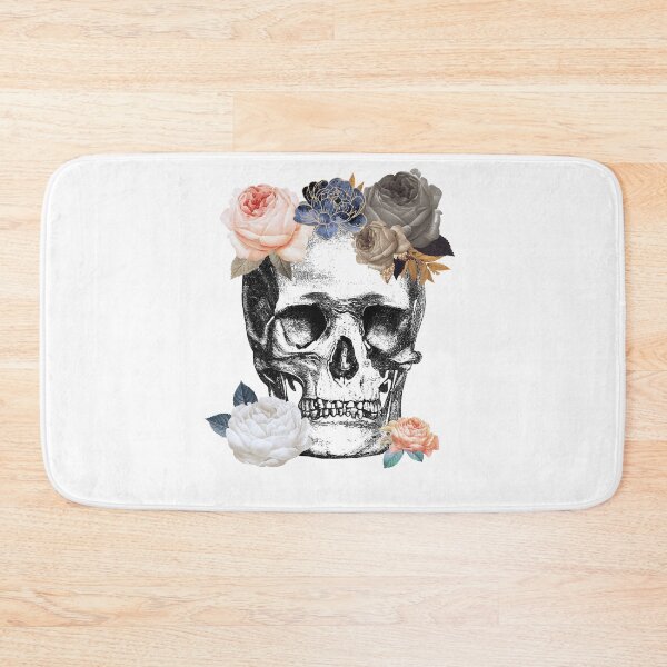 Item preview, Skull with flowers. designed and sold by AS C.