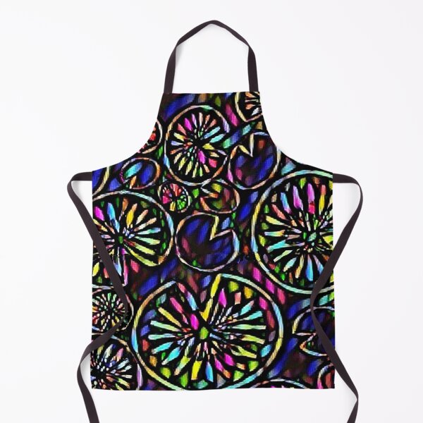 Item preview, mosaic, design trend, multicolour, black background, rhombuses, circles designed and sold by Maria Mihailova.