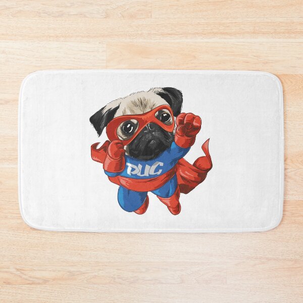 Item preview, Superhero Pug designed and sold by Vector Scout Lab.