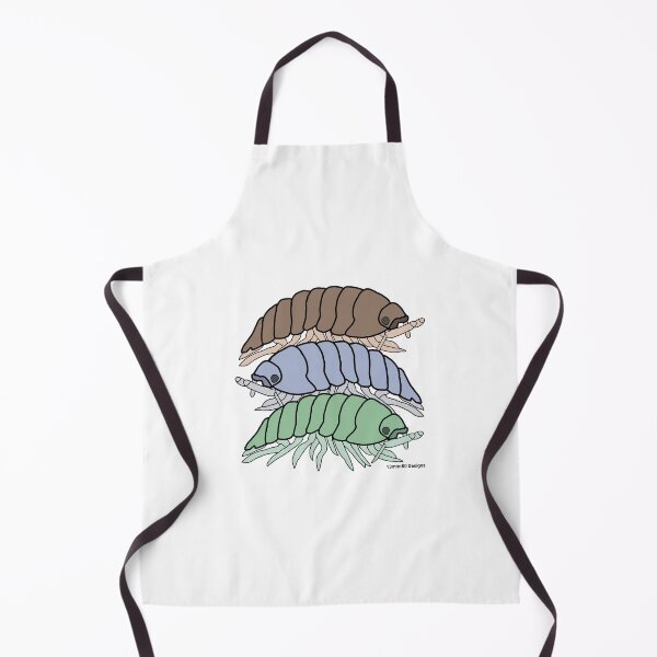 Item preview, 3 Pill Bugs (white) designed and sold by 13mtm80-Designs.