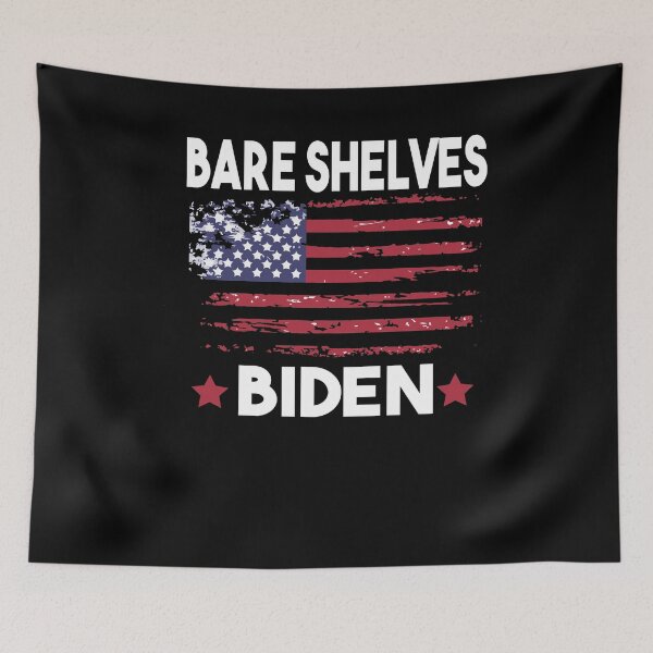Item preview, Bare Shelves Biden, Flag Impeach Biden designed and sold by Heddar Badreddine.