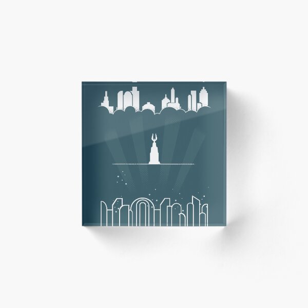 Beyond the doors Acrylic Block