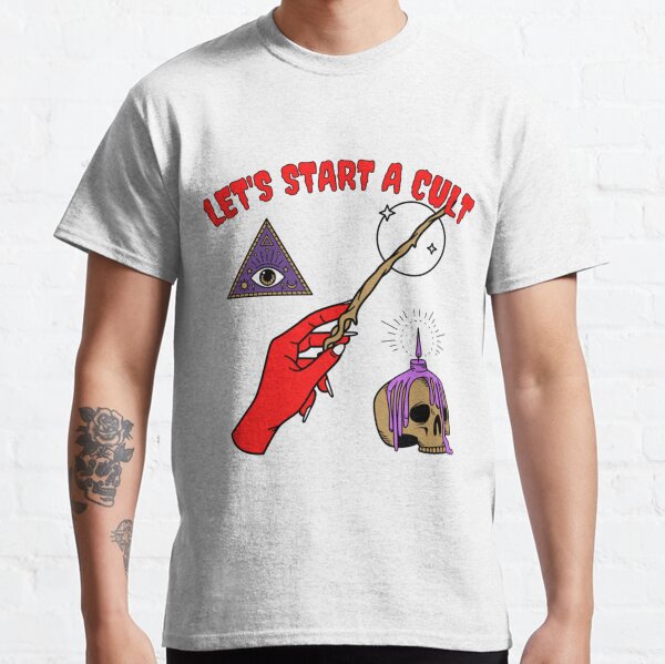 let's start a cult moletom com capuz