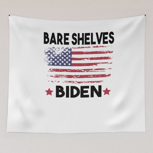 Item preview, Bare Shelves Biden, Flag Impeach Biden designed and sold by Heddar Badreddine.