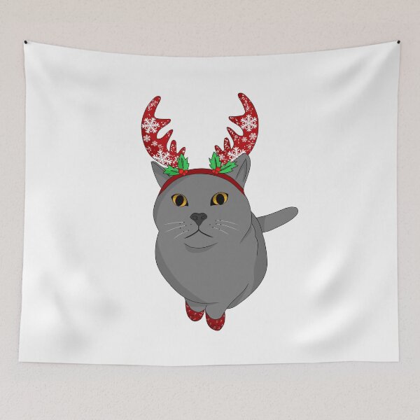 Item preview, Cat with deer headband designed and sold by BWAYZ.