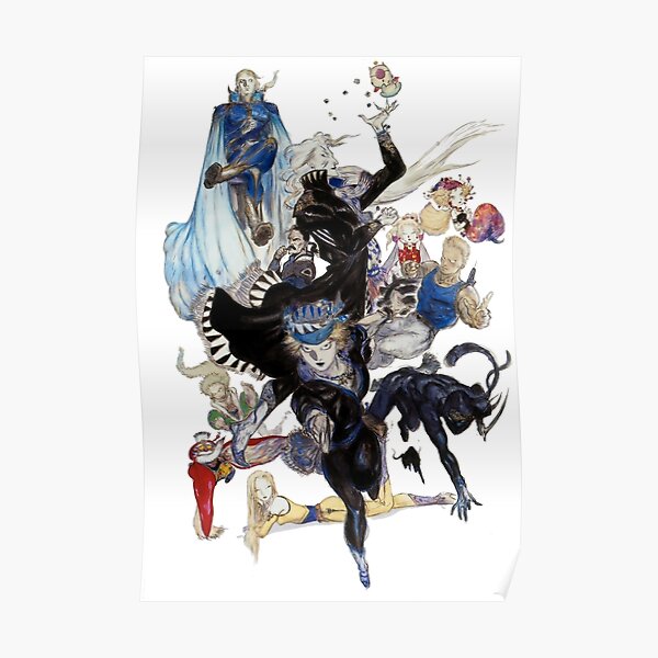 Final Fantasy Vi Posters For Sale Redbubble