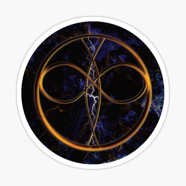The Lightless Prophecy Symbol - Lightning Sticker