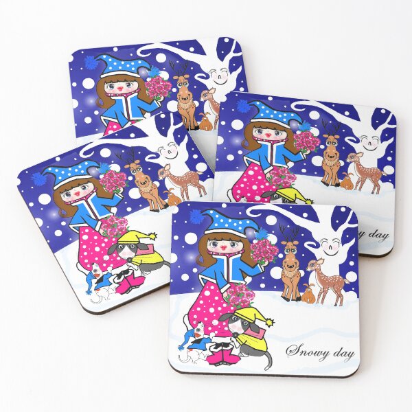 Item preview, Snowy day  designed and sold by Shirley cute art .