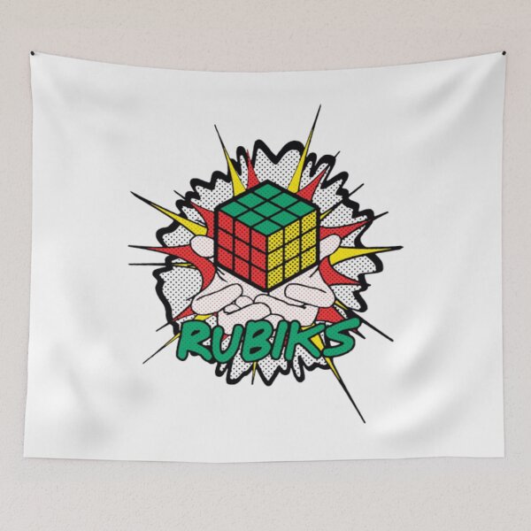 Item preview, Rubiks Explosion Comic Style designed and sold by kenshirt79.