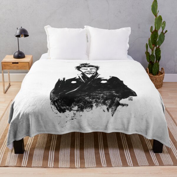 Item preview, Black Toshihiro Mifune Akira Kurosawa poster designed and sold by KatheSera2025.