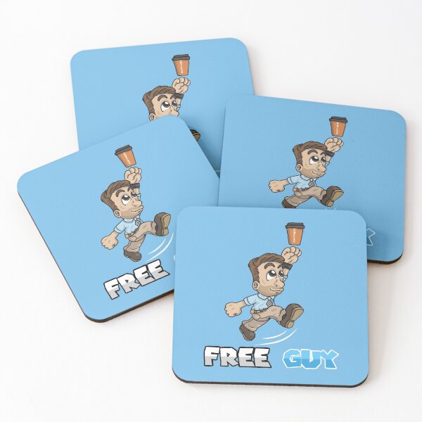 Item preview, Free Guy - Guy Mario jumping for coffee  designed and sold by LoganMDesigns.