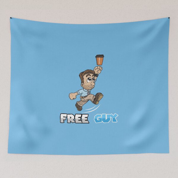 Item preview, Free Guy - Guy Mario jumping for coffee  designed and sold by LoganMDesigns.