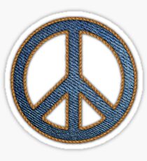 Pease Love music Jeans Sticker