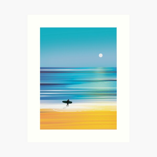 THE SURFER Art Print