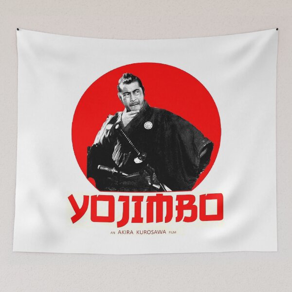 Item preview, Japanese red sun Akira Kurosawa poster designed and sold by KatheSera2025.