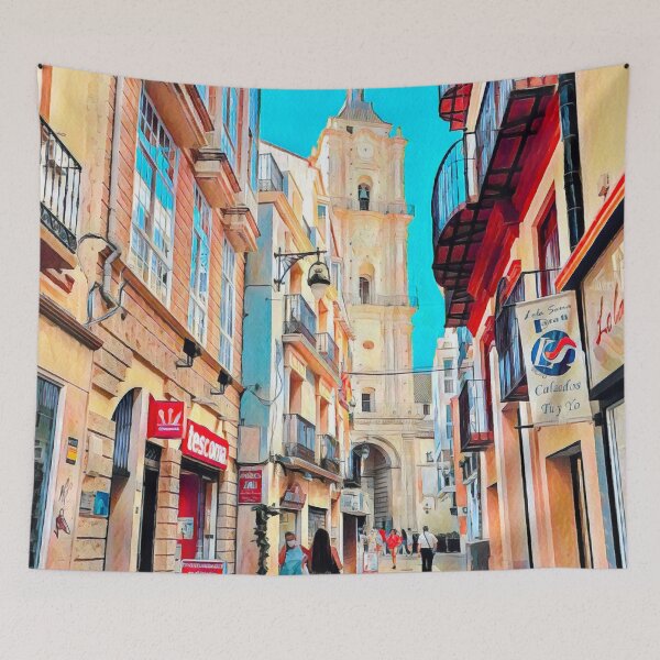 Item preview, Malaga Streets designed and sold by Sofia-Draws.