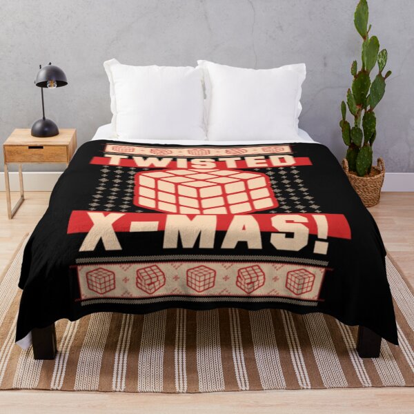 Aperçu de l'œuvre Pull Rubiks Ugly Twisted X-Mas créée et vendue par kenshirt79.