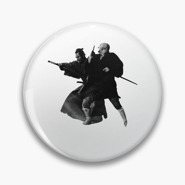 Item preview, Yojimbo combat black two samurai Akira Kurosawa poster designed and sold by KatheSera2025.