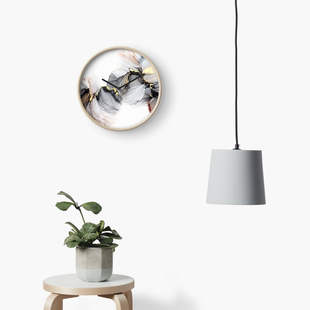 Aperçu de l'œuvre Horloge créée et vendue par ElodieVernetArt.