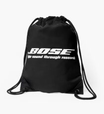 Bose White Drawstring Bag
