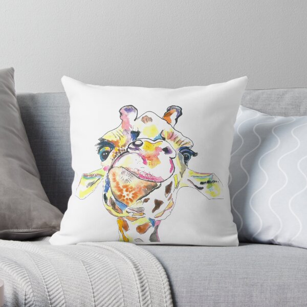 Giraffe Throw Pillow