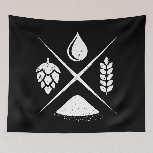 Aperçu de l'œuvre Bière T-shirtBière Brewer Craft Beer Homebrew Ingrédients créée et vendue par BrokenIsulin.