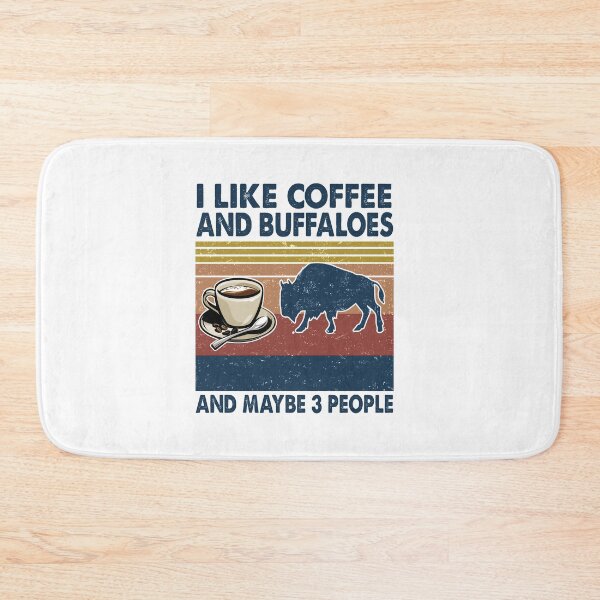 Item preview, I like coffee and Buffaloes and maybe 3 people designed and sold by luytkaka.