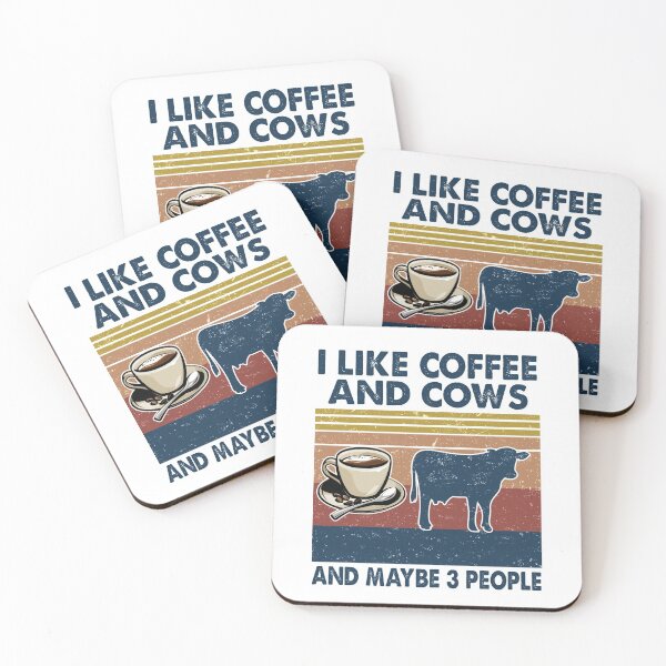 Item preview, I like coffee and Cows and maybe 3 people designed and sold by luytkaka.