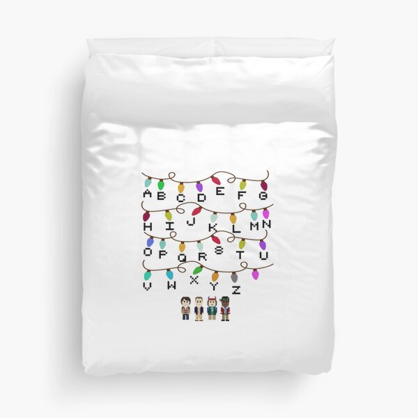 Stranger Things 8 bit Duvet Cover