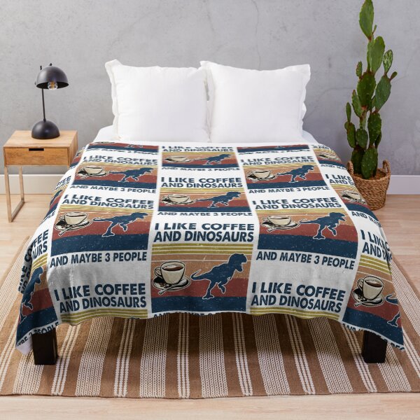 Item preview, I like coffee and Dinosaurs and maybe 3 people designed and sold by luytkaka.