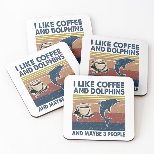Item preview, I like coffee and Dolphins and maybe 3 people designed and sold by luytkaka.