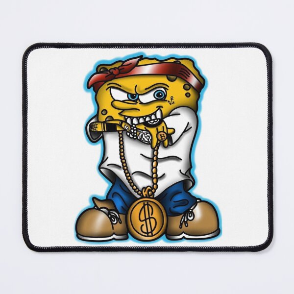 Item preview, airbrush gangster spongebob   designed and sold by UGettzCo.
