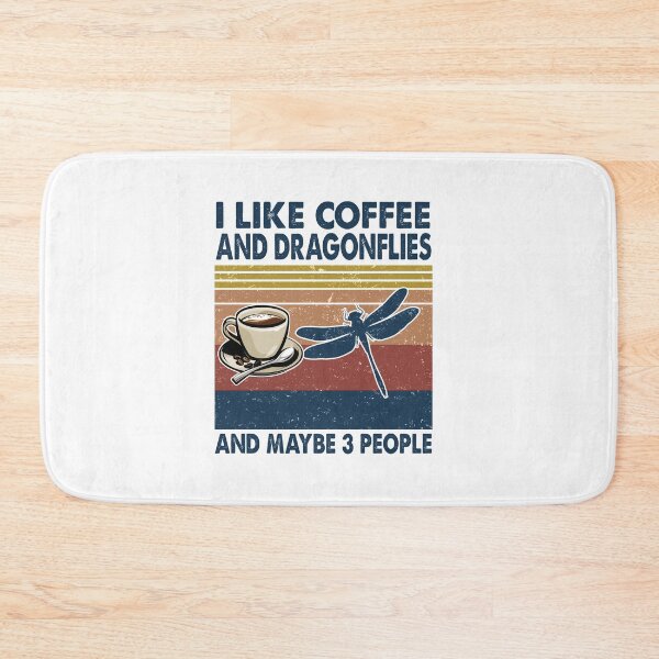 Item preview, I like coffee and Dragonflies and maybe 3 people designed and sold by luytkaka.