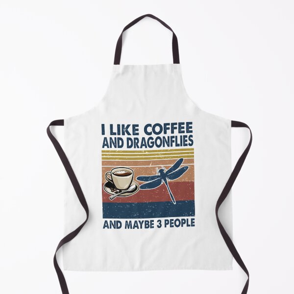 Item preview, I like coffee and Dragonflies and maybe 3 people designed and sold by luytkaka.