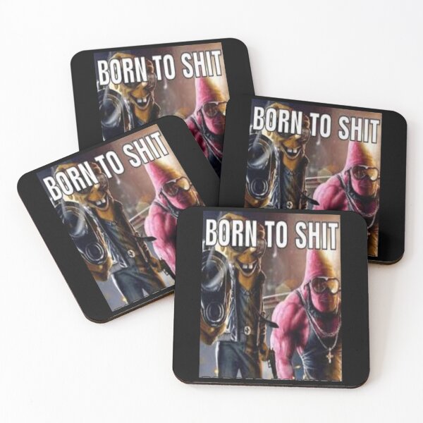 Item preview, BORN TO SHIT - FORCED TO WIPE AMERICAS TOP FUNNY   designed and sold by UGettzCo.