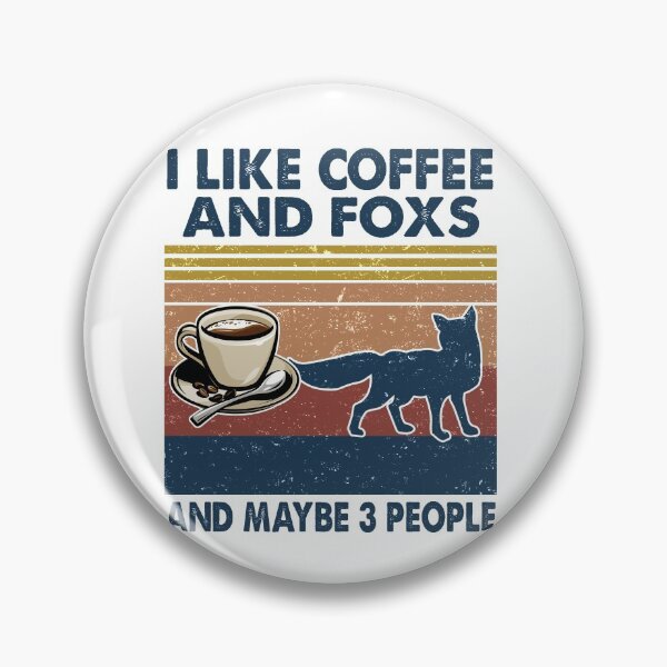 Item preview, I like coffee and Foxs and maybe 3 people designed and sold by luytkaka.