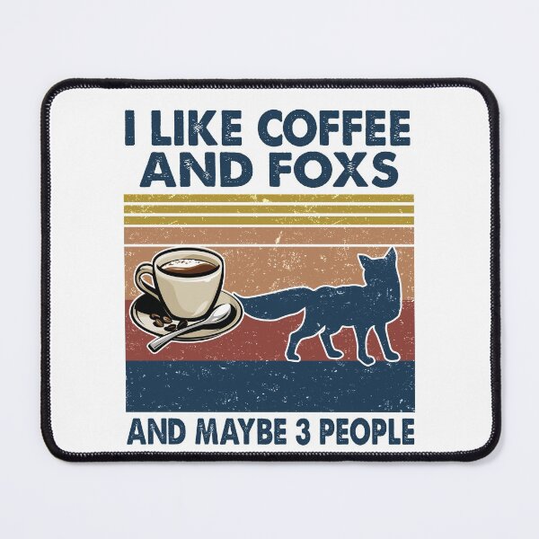 Item preview, I like coffee and Foxs and maybe 3 people designed and sold by luytkaka.