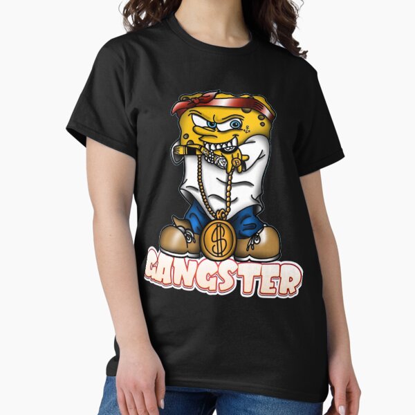 Item preview, funny spongebob gangster designed and sold by UGettzCo.