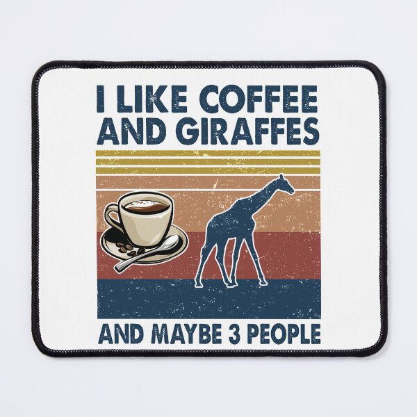 Item preview, I like coffee and Giraffes and maybe 3 people designed and sold by luytkaka.