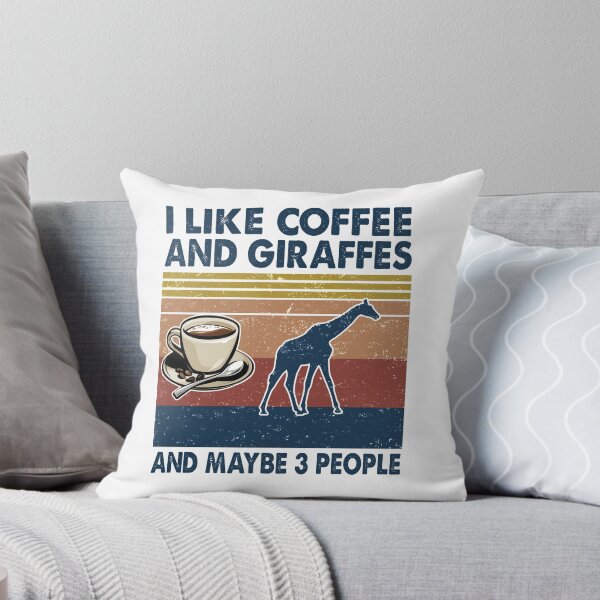 Item preview, I like coffee and Giraffes and maybe 3 people designed and sold by luytkaka.