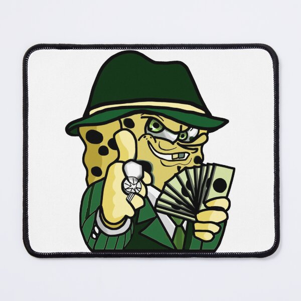 Item preview, Spongebob Gangster Handdrawn Diamond   designed and sold by UGettzCo.