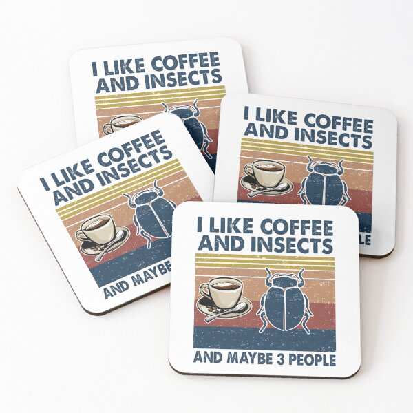 Item preview, I like coffee and Insects and maybe 3 people designed and sold by luytkaka.