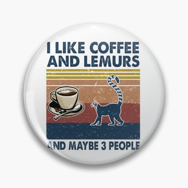 Item preview, I like coffee and Lemurs and maybe 3 people designed and sold by luytkaka.
