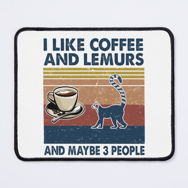 Item preview, I like coffee and Lemurs and maybe 3 people designed and sold by luytkaka.