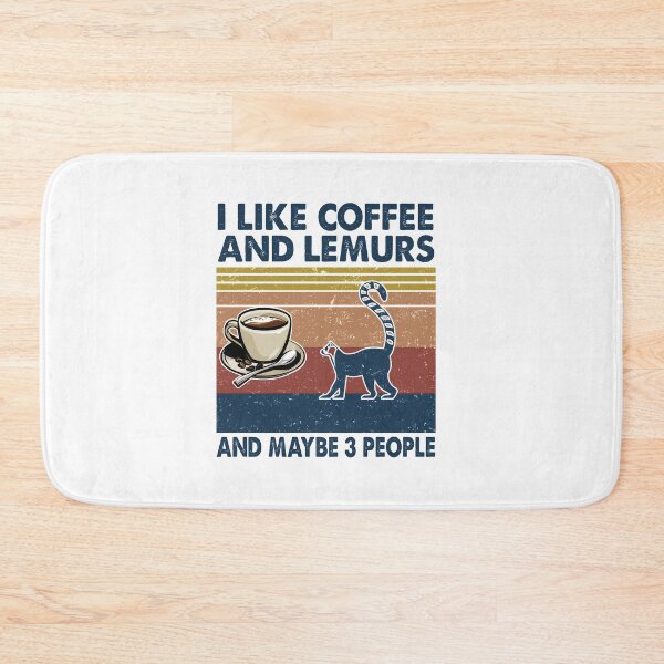 Item preview, I like coffee and Lemurs and maybe 3 people designed and sold by luytkaka.