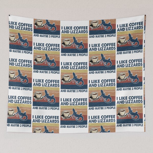 Item preview, I like coffee and Lizzards and maybe 3 people designed and sold by luytkaka.