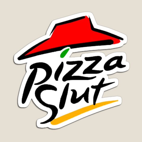 Pizza Slut Sticker Magnet