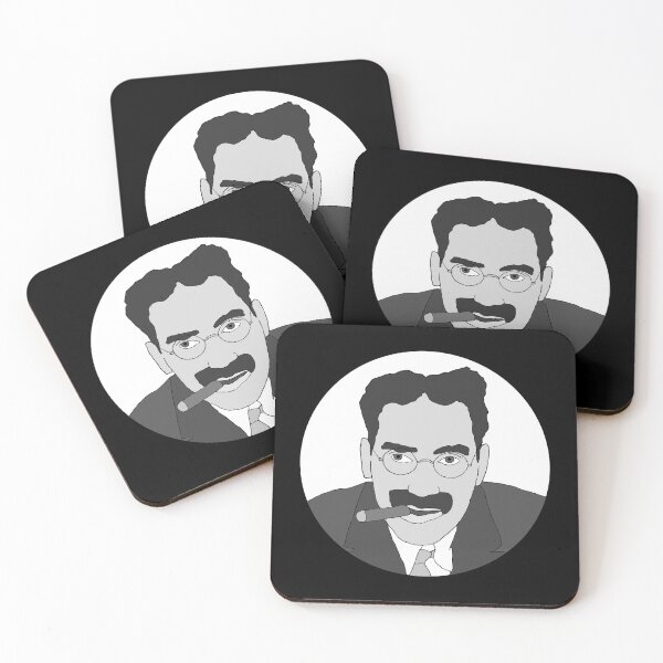 Item preview, Groucho Marx Cartoon designed and sold by RevolutionInPaint.