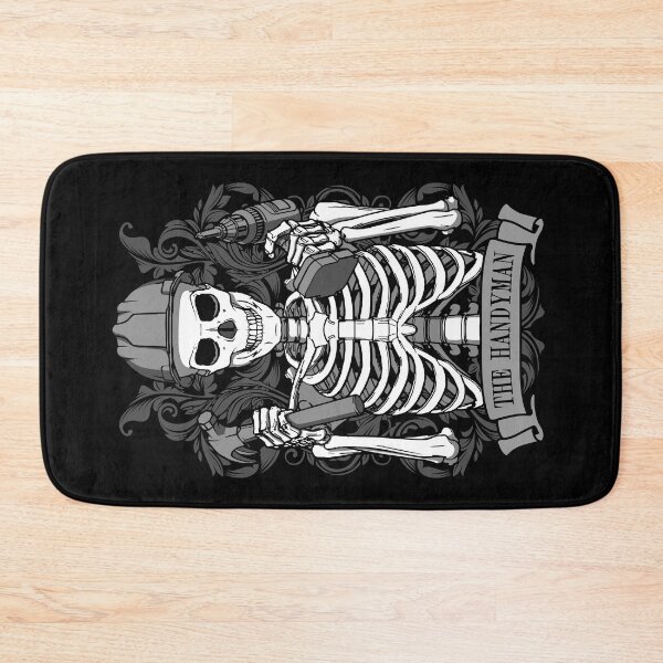 Item preview, Handyman Skeleton Vintage Tarot Card DIY Craftsman Mechanic designed and sold by GrandeDuc.